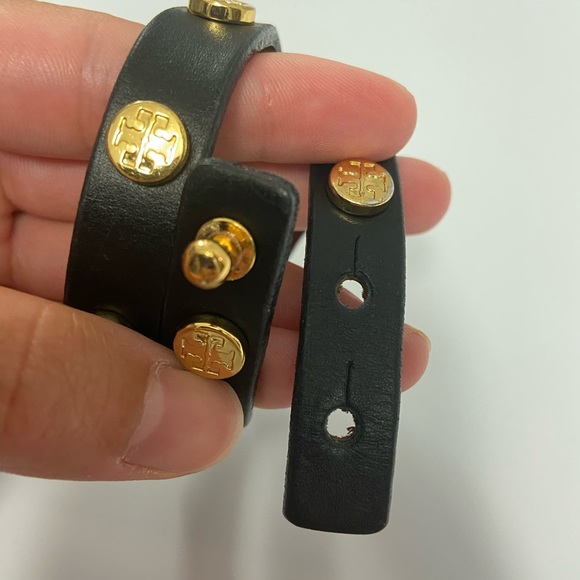 Tory Burch Bracelet Double Wrap Logo Leather - Picture 4 of 4